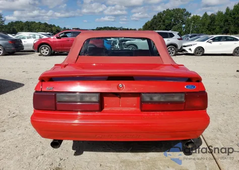 1992 Ford Mustang Lx из США, поврежденный, VIN 1FACP44E2NF173521